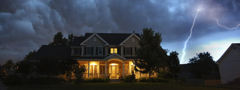 Homeowners insurance and lightning
